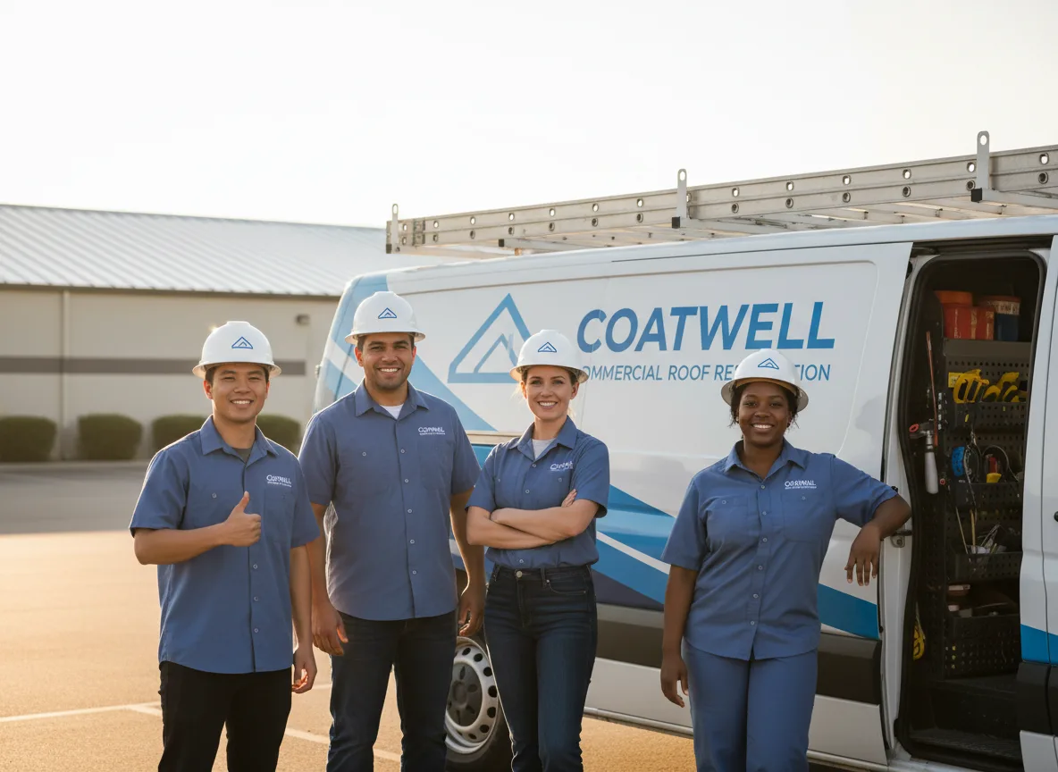 Commercial roof coating company in Ector, TX